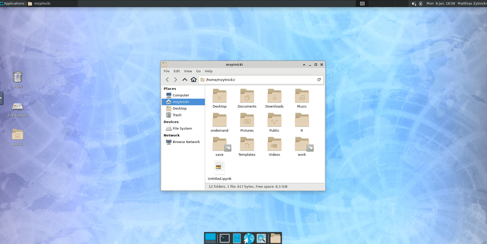 Linux Desktop page